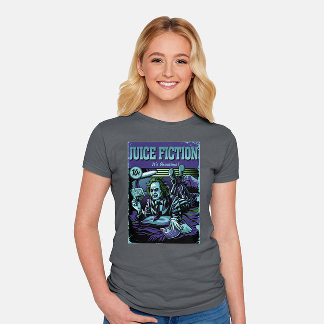 Juice Fiction-Womens-Fitted-Tee-daobiwan