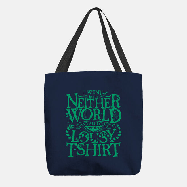 Went To The Neitherworld-None-Basic Tote-Bag-teesgeex