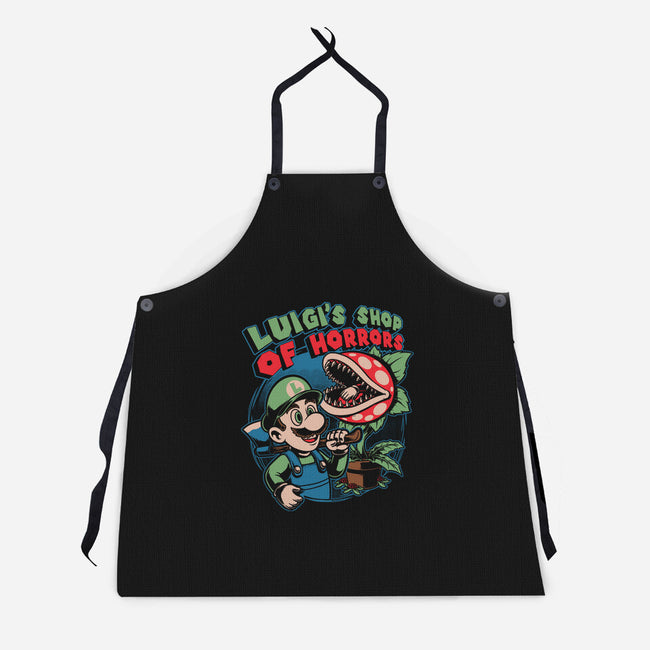 Movie Game Plant-Unisex-Kitchen-Apron-Studio Mootant