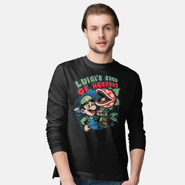 Movie Game Plant-Mens-Long Sleeved-Tee-Studio Mootant