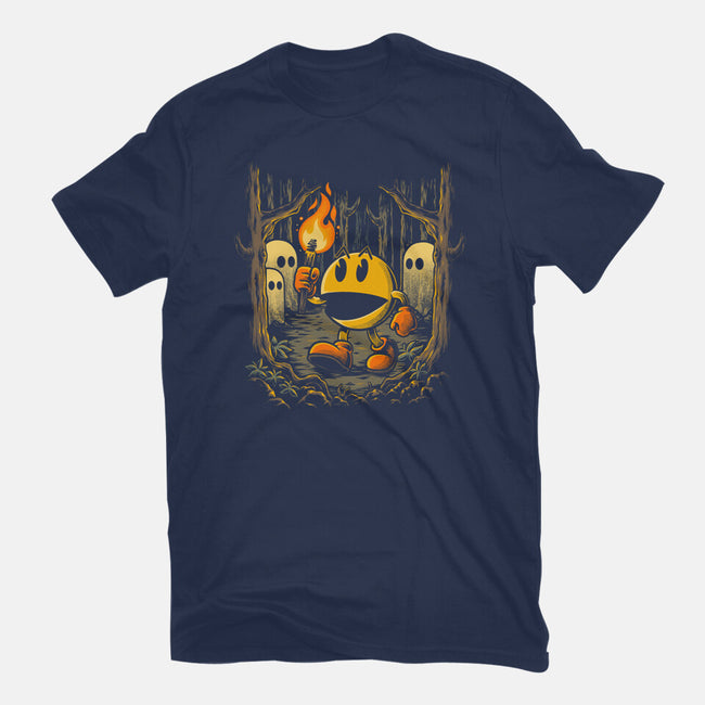 Game Forest Ghosts-Mens-Basic-Tee-Studio Mootant