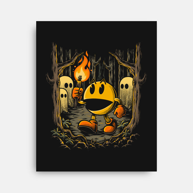 Game Forest Ghosts-None-Stretched-Canvas-Studio Mootant