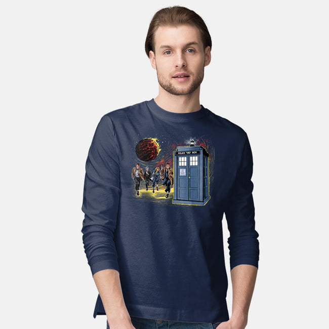 Doctor Cover-Mens-Long Sleeved-Tee-zascanauta