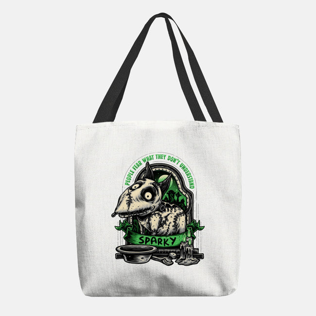 Halloween Dog-None-Basic Tote-Bag-glitchygorilla