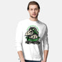 Halloween Dog-Mens-Long Sleeved-Tee-glitchygorilla