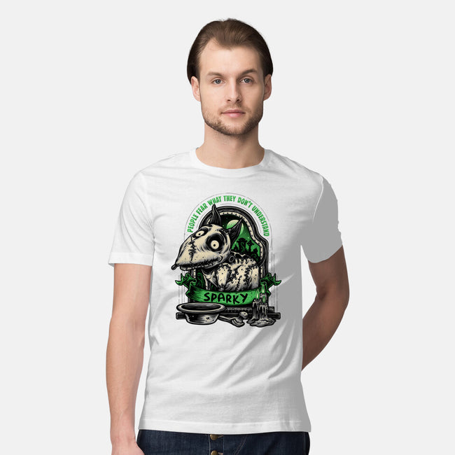 Halloween Dog-Mens-Premium-Tee-glitchygorilla