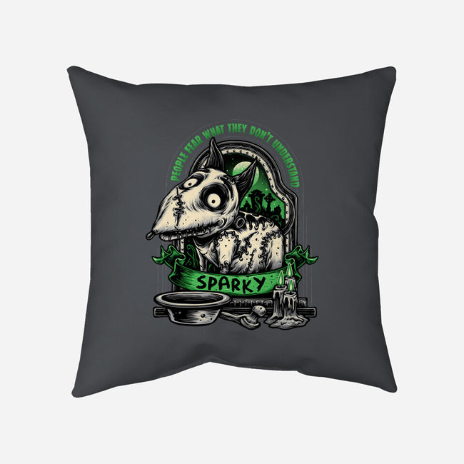 Halloween Dog-None-Removable Cover w Insert-Throw Pillow-glitchygorilla