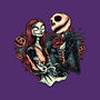 Skeleton Love-None-Fleece-Blanket-glitchygorilla