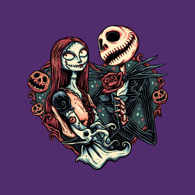 Skeleton Love-Womens-Fitted-Tee-glitchygorilla