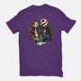 Skeleton Love-Womens-Fitted-Tee-glitchygorilla