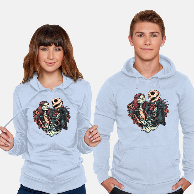 Skeleton Love-Unisex-Pullover-Sweatshirt-glitchygorilla