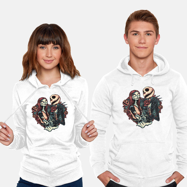 Skeleton Love-Unisex-Pullover-Sweatshirt-glitchygorilla