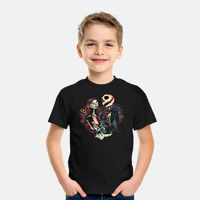 Skeleton Love-Youth-Basic-Tee-glitchygorilla