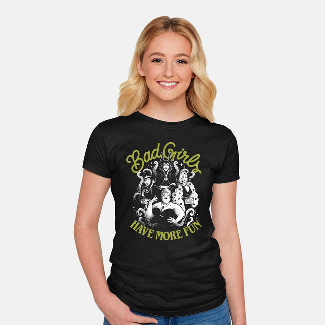 Bad Girls Club-Womens-Fitted-Tee-Arigatees