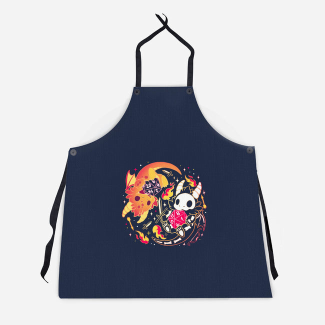 Winner Loser Dice Dragon-Unisex-Kitchen-Apron-Vallina84