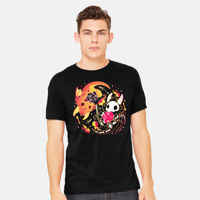 Winner Loser Dice Dragon-Mens-Heavyweight-Tee-Vallina84