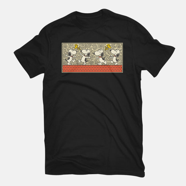 Doodle Friends-Mens-Basic-Tee-erion_designs