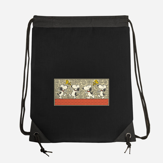 Doodle Friends-None-Drawstring-Bag-erion_designs