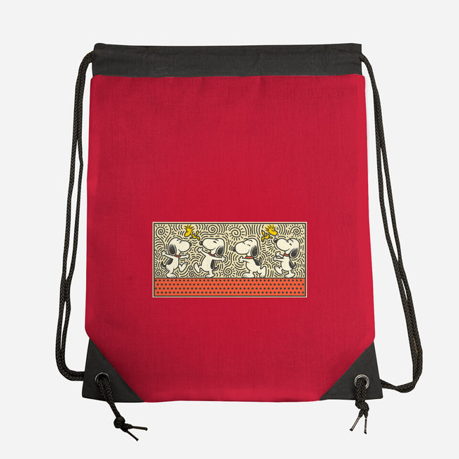 Doodle Friends-None-Drawstring-Bag-erion_designs