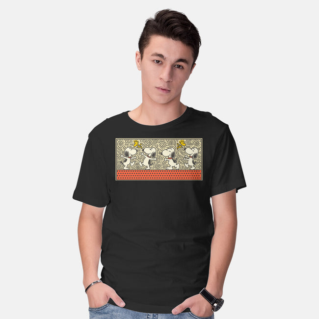 Doodle Friends-Mens-Basic-Tee-erion_designs