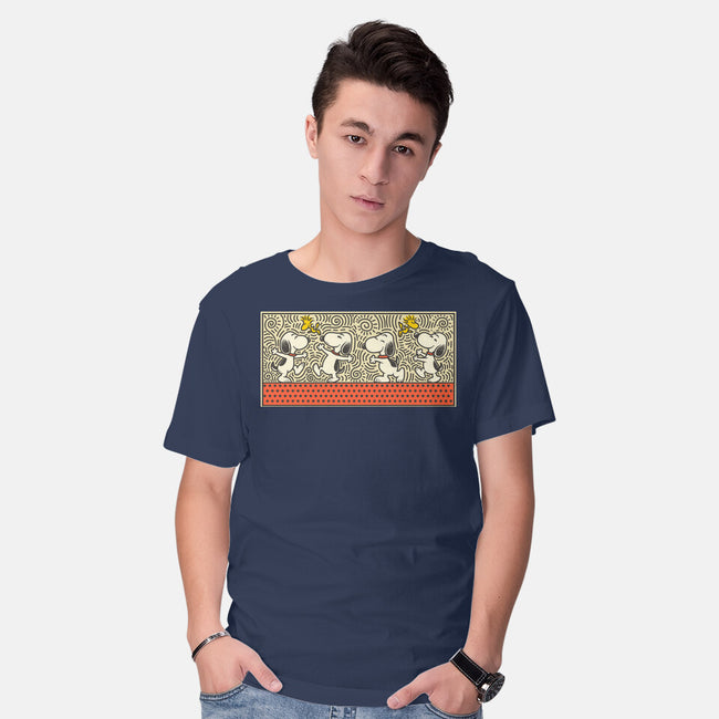 Doodle Friends-Mens-Basic-Tee-erion_designs