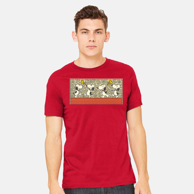 Doodle Friends-Mens-Heavyweight-Tee-erion_designs