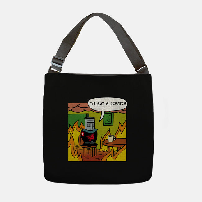 Black Knight Fine-None-Adjustable Tote-Bag-jasesa