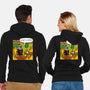 Black Knight Fine-Unisex-Zip-Up-Sweatshirt-jasesa