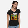 Black Knight Fine-Womens-V-Neck-Tee-jasesa