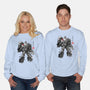 Tyrannical Leader Sumi-e-Unisex-Crew Neck-Sweatshirt-DrMonekers