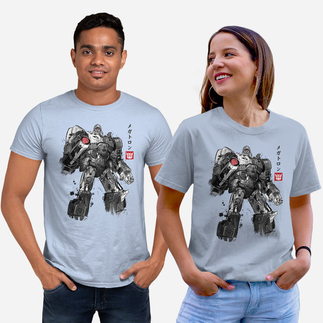 Tyrannical Leader Sumi-e-Unisex-Basic-Tee-DrMonekers