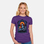 Autumn Wind-Womens-Fitted-Tee-daobiwan