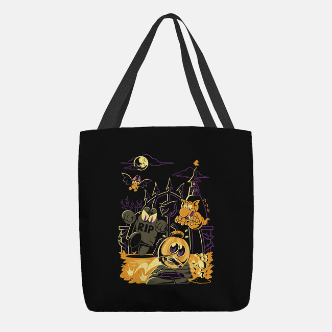 Jigging Into Madness-None-Basic Tote-Bag-Henrique Torres