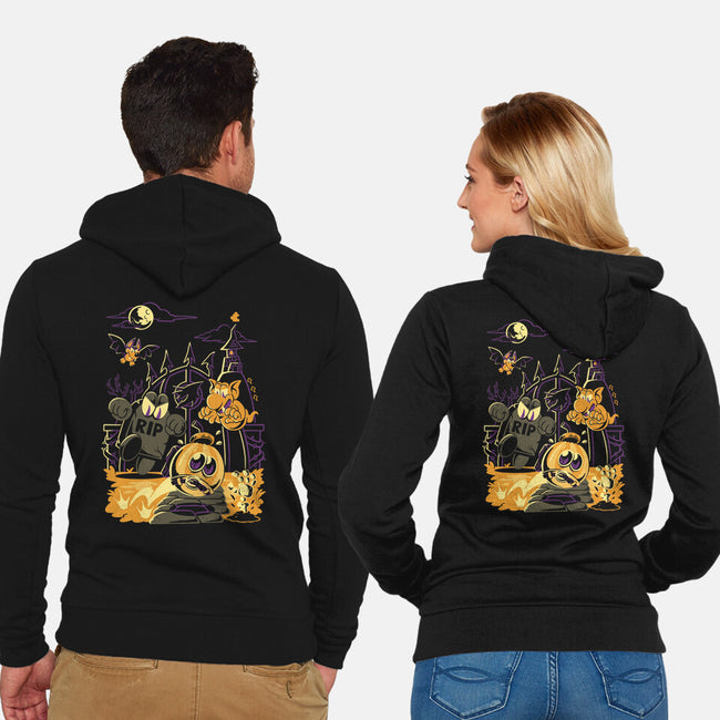 Jigging Into Madness-Unisex-Zip-Up-Sweatshirt-Henrique Torres