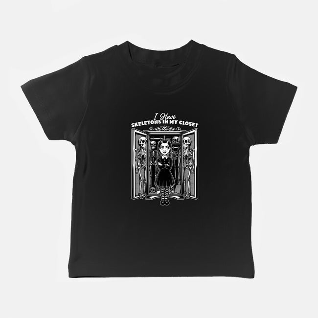 Skeleton Closet-Baby-Basic-Tee-Studio Mootant