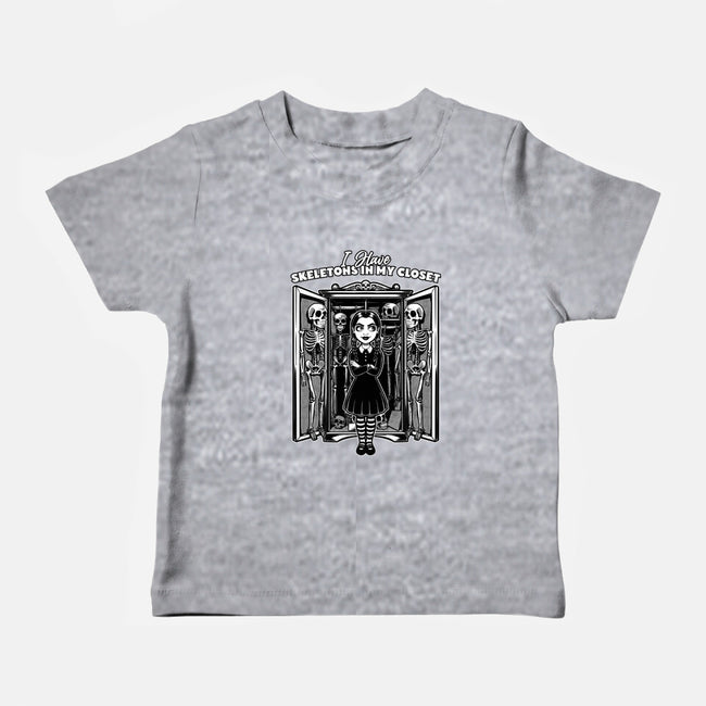 Skeleton Closet-Baby-Basic-Tee-Studio Mootant