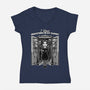 Skeleton Closet-Womens-V-Neck-Tee-Studio Mootant