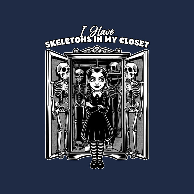 Skeleton Closet-Womens-V-Neck-Tee-Studio Mootant