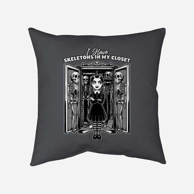 Skeleton Closet-None-Removable Cover w Insert-Throw Pillow-Studio Mootant