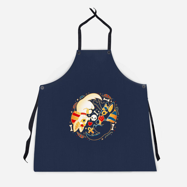 Egyptian Dogs-Unisex-Kitchen-Apron-Vallina84