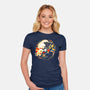 Egyptian Dogs-Womens-Fitted-Tee-Vallina84