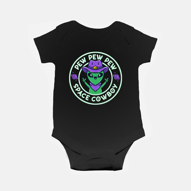 Pew Pew Space Cowboy-Baby-Basic-Onesie-tobefonseca