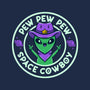 Pew Pew Space Cowboy-Womens-Racerback-Tank-tobefonseca