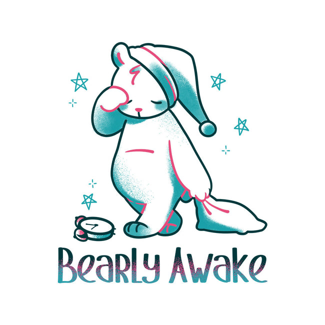 I'm Bearly Awake-Womens-Fitted-Tee-tobefonseca