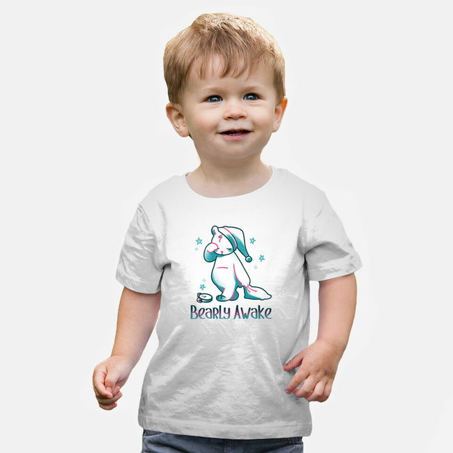 I'm Bearly Awake-Baby-Basic-Tee-tobefonseca