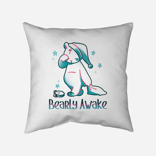 I'm Bearly Awake-None-Removable Cover w Insert-Throw Pillow-tobefonseca