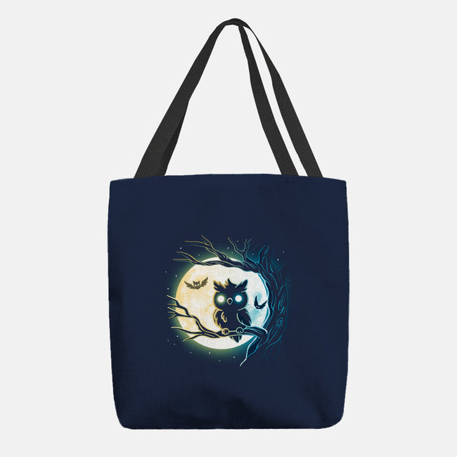 Owl Night-None-Basic Tote-Bag-Vallina84