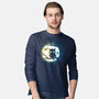 Owl Night-Mens-Long Sleeved-Tee-Vallina84