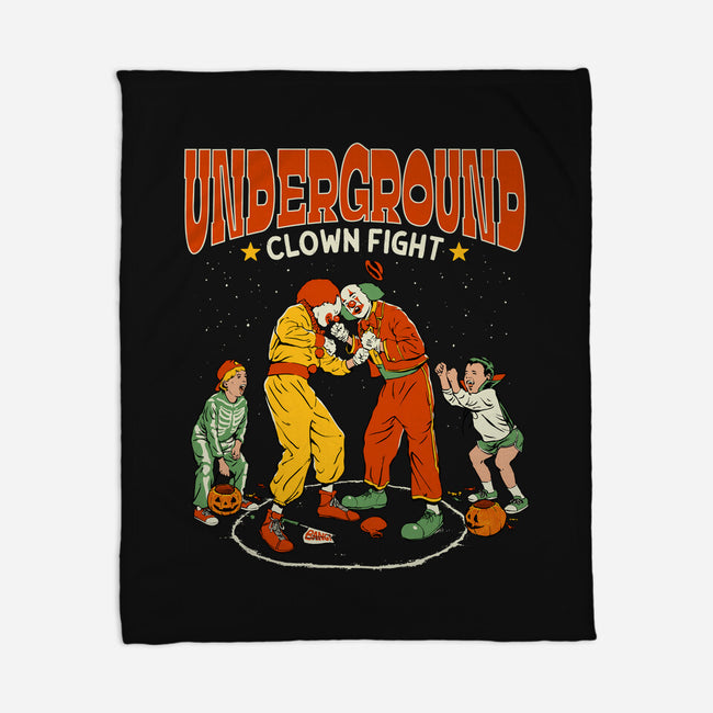 Clown Fight-None-Fleece-Blanket-Hafaell