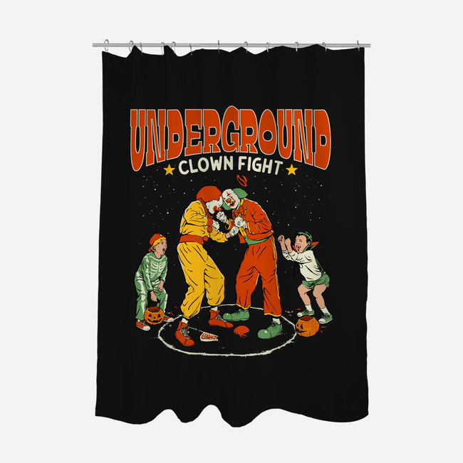 Clown Fight-None-Polyester-Shower Curtain-Hafaell